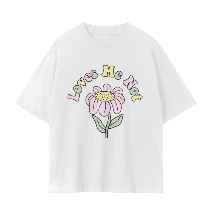 loves me not oversized t-shirt
