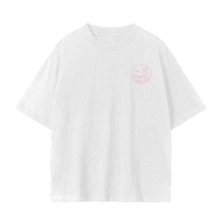 huntington beach wavy oversized t-shirt