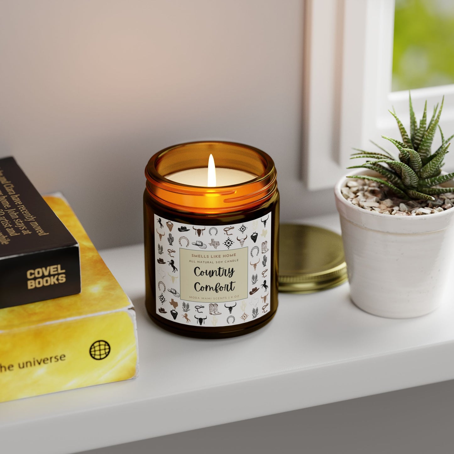 country comfort candle (4oz, 9oz)
