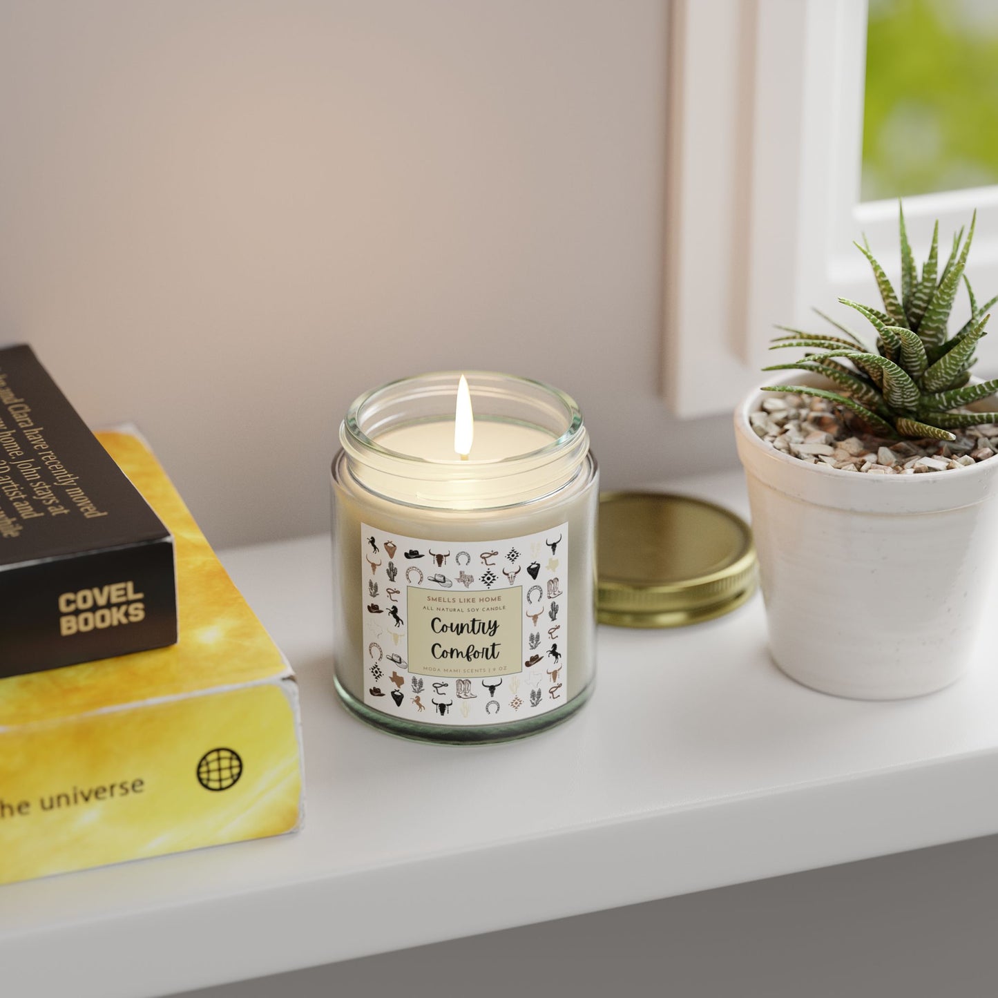 country comfort candle (4oz, 9oz)