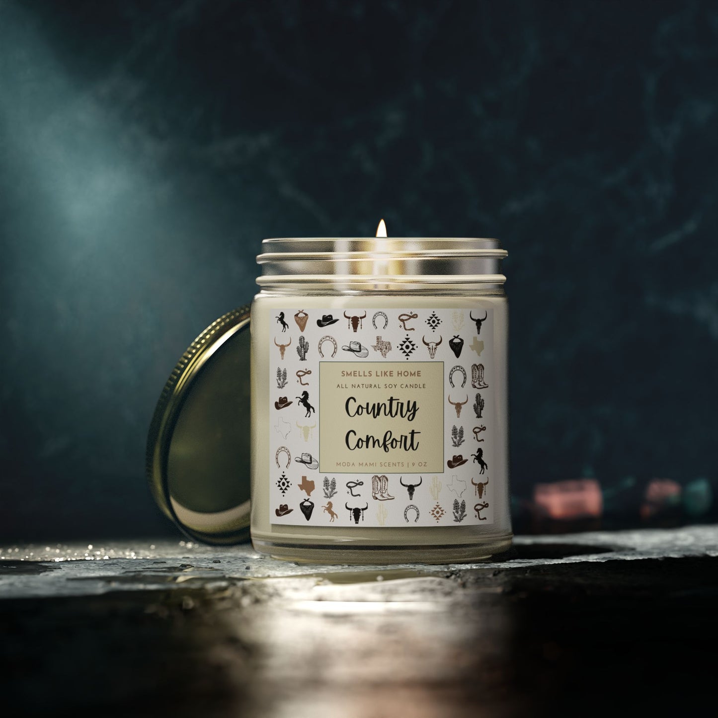 country comfort candle (4oz, 9oz)