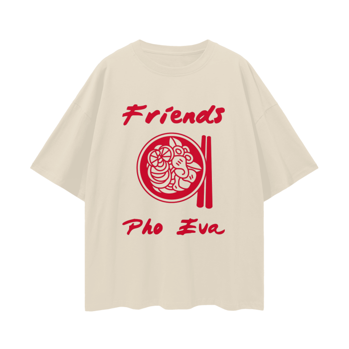 friends pho eva oversized t-shirt