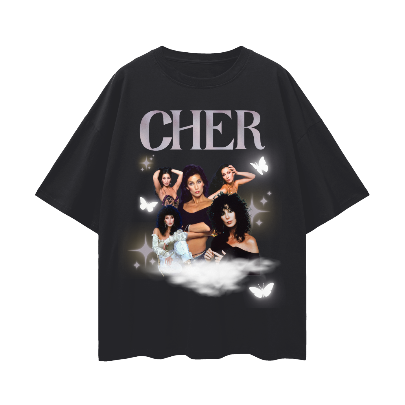 cher oversized tee
