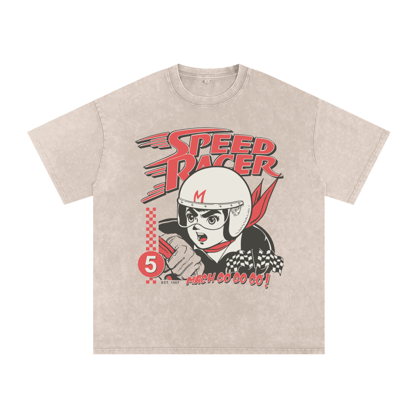 speed racer oversized tee
