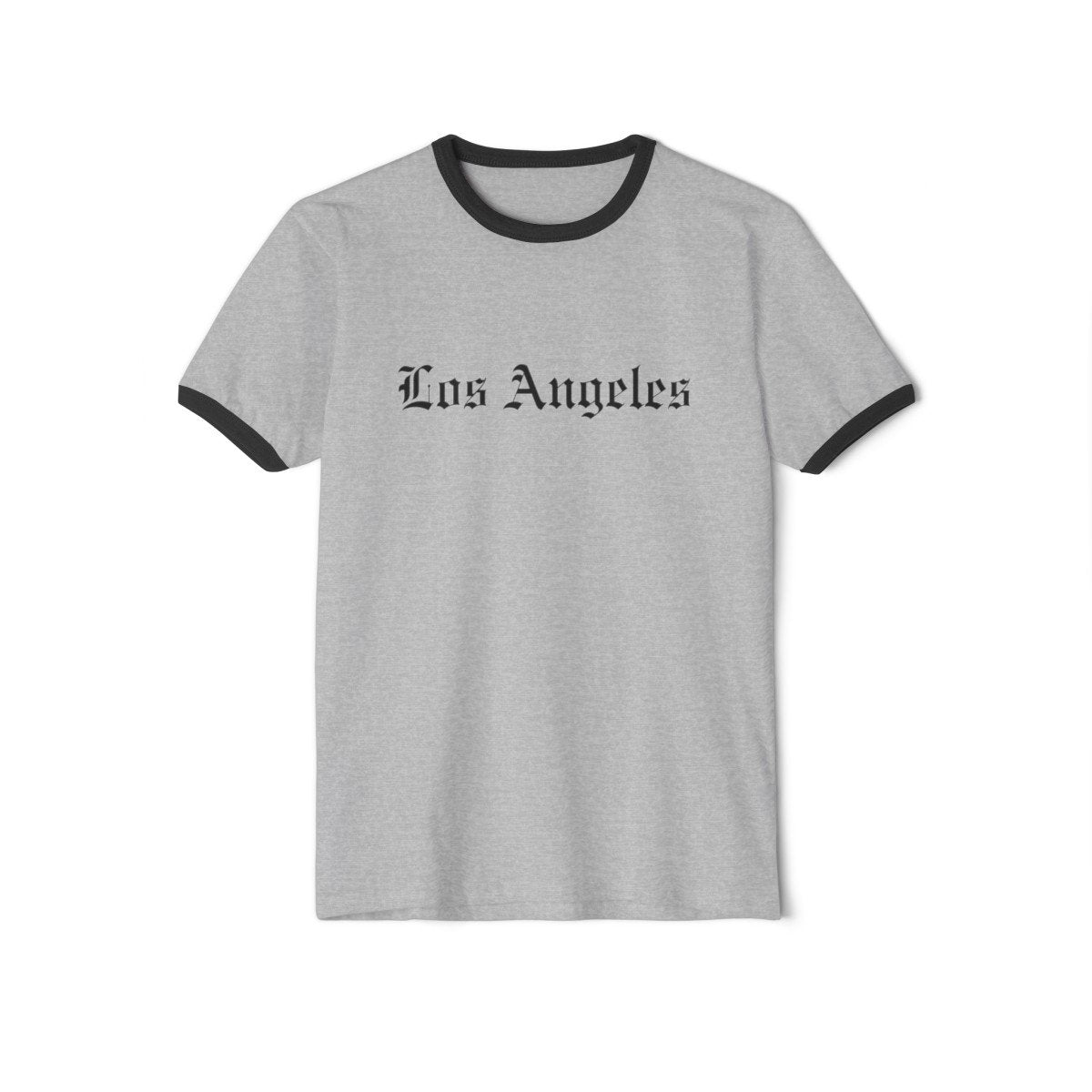 LOS ANGELES / LOCALS ONLY COTTON RINGER TEE-48696867478561699036