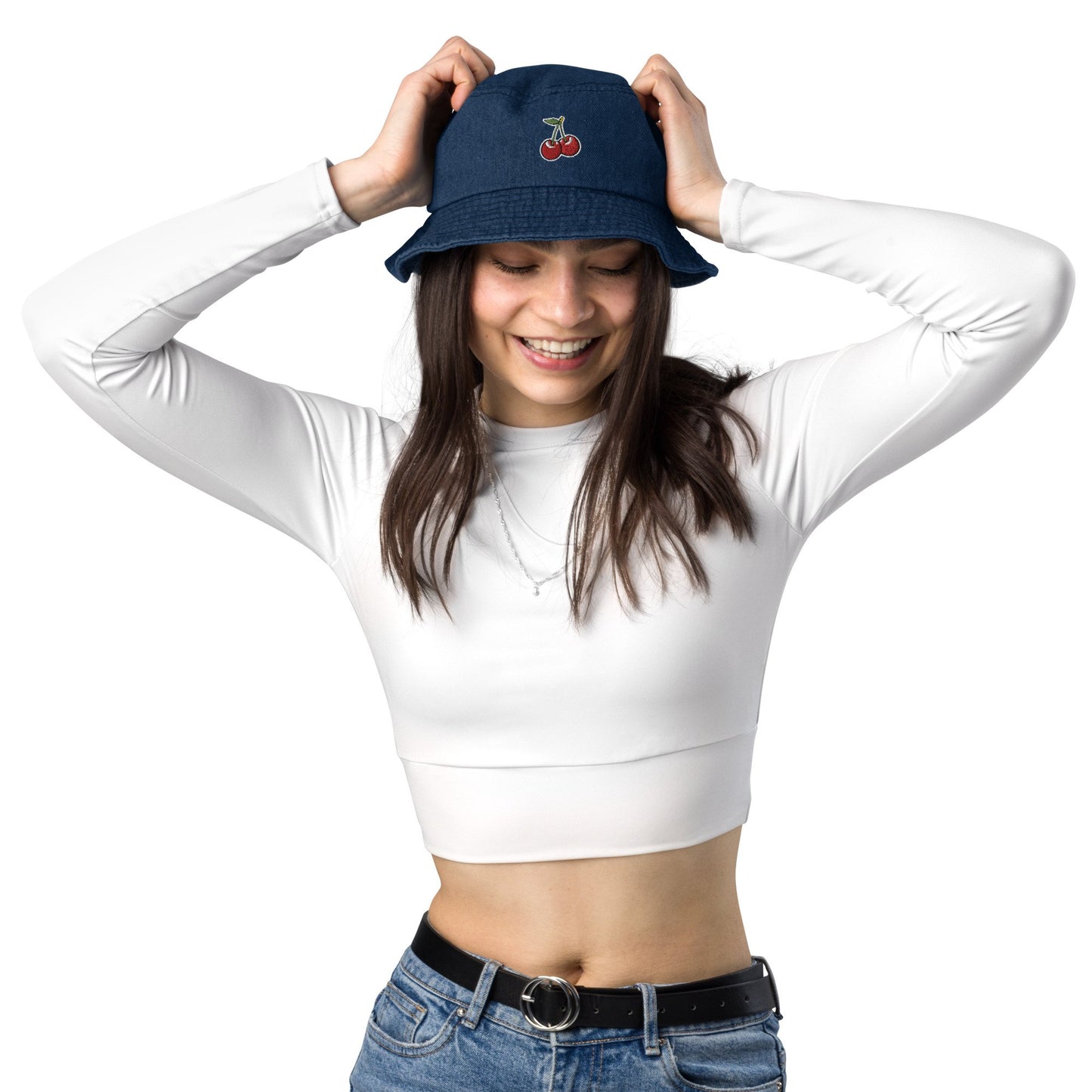 CHERRIES DENIM BUCKET HAT-66870AD2C7107_Light-Denim