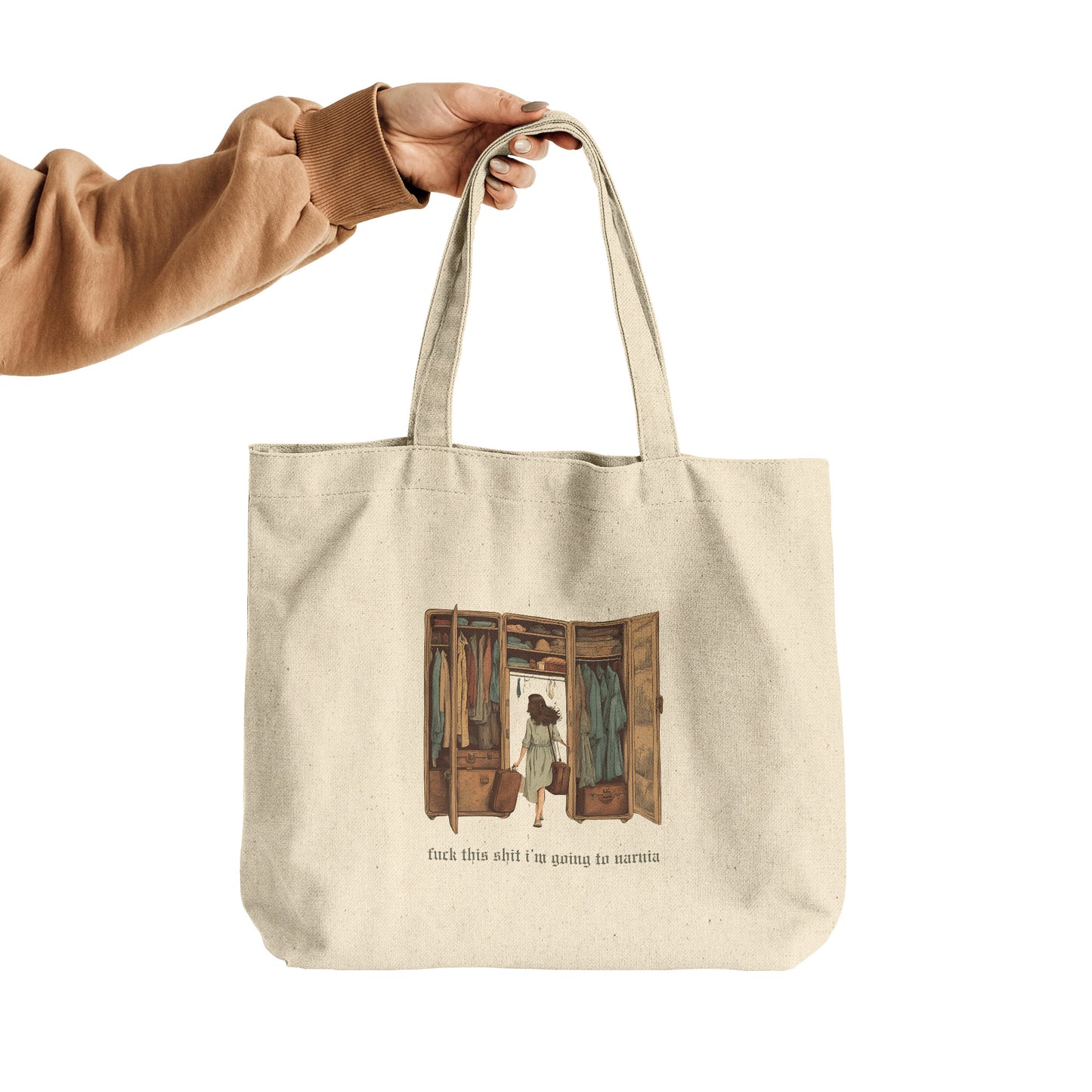 going to narnia book bag