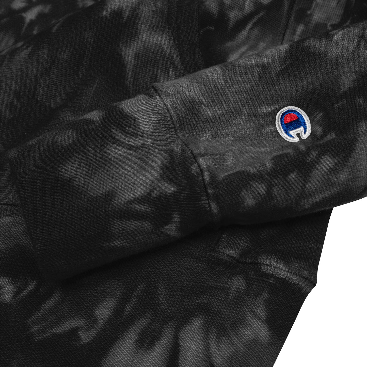 skate ghost tie-dye champion hoodie