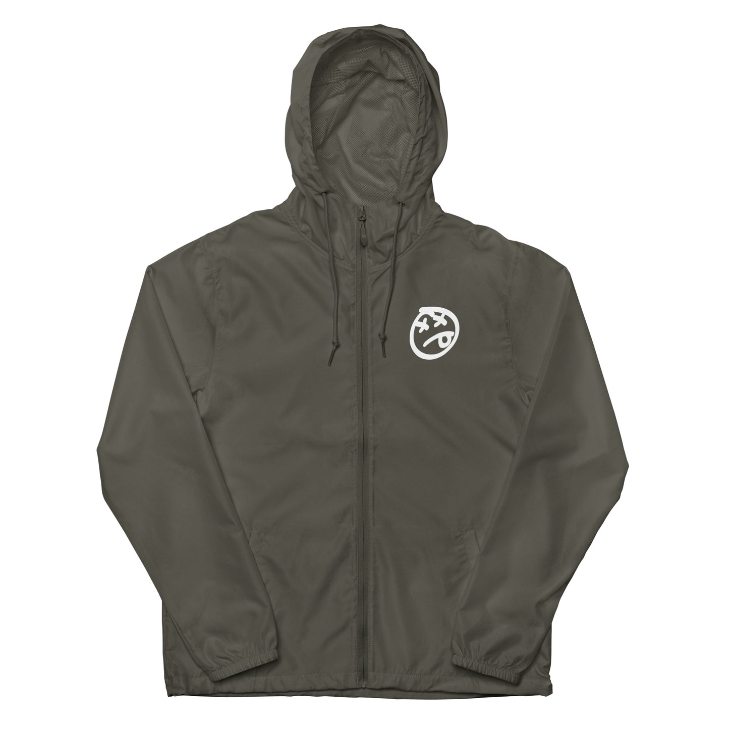 LA graffiti lightweight zip up windbreaker (unisex)