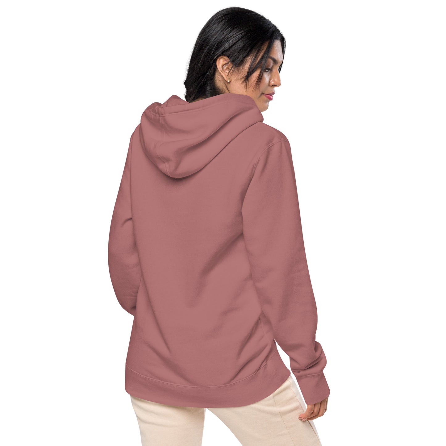 sea shells pigment-dyed hoodie