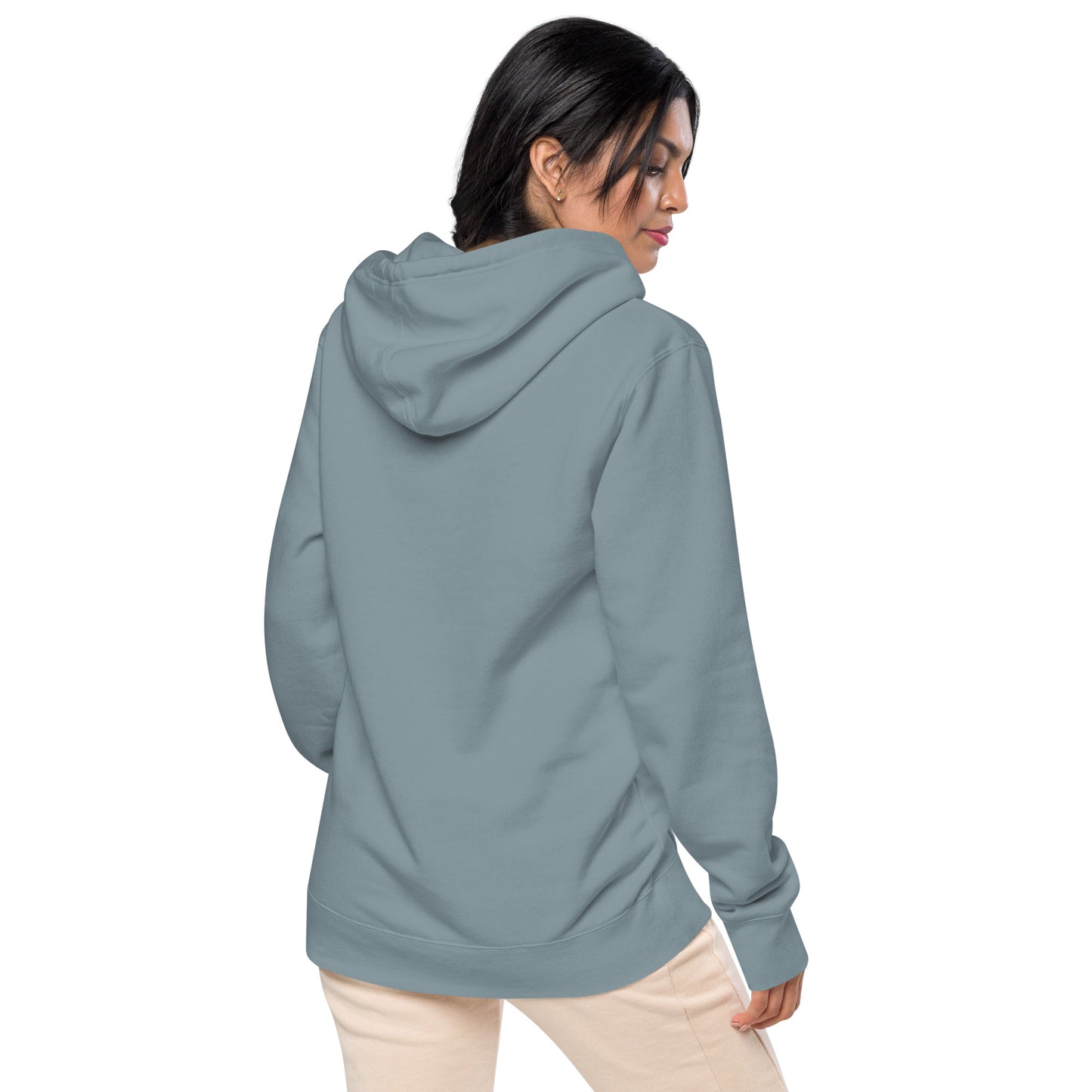 sea shells pigment-dyed hoodie