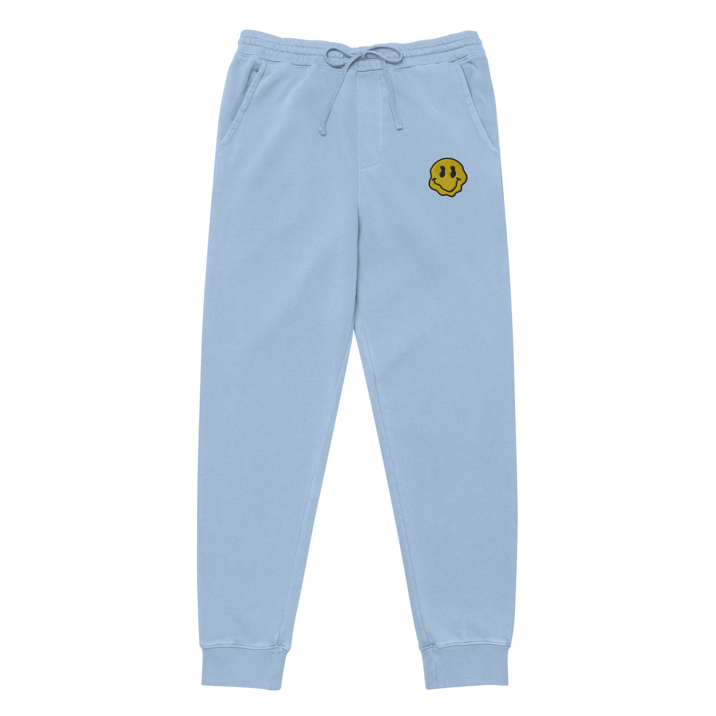 droopy smile pigment-dyed sweatpants