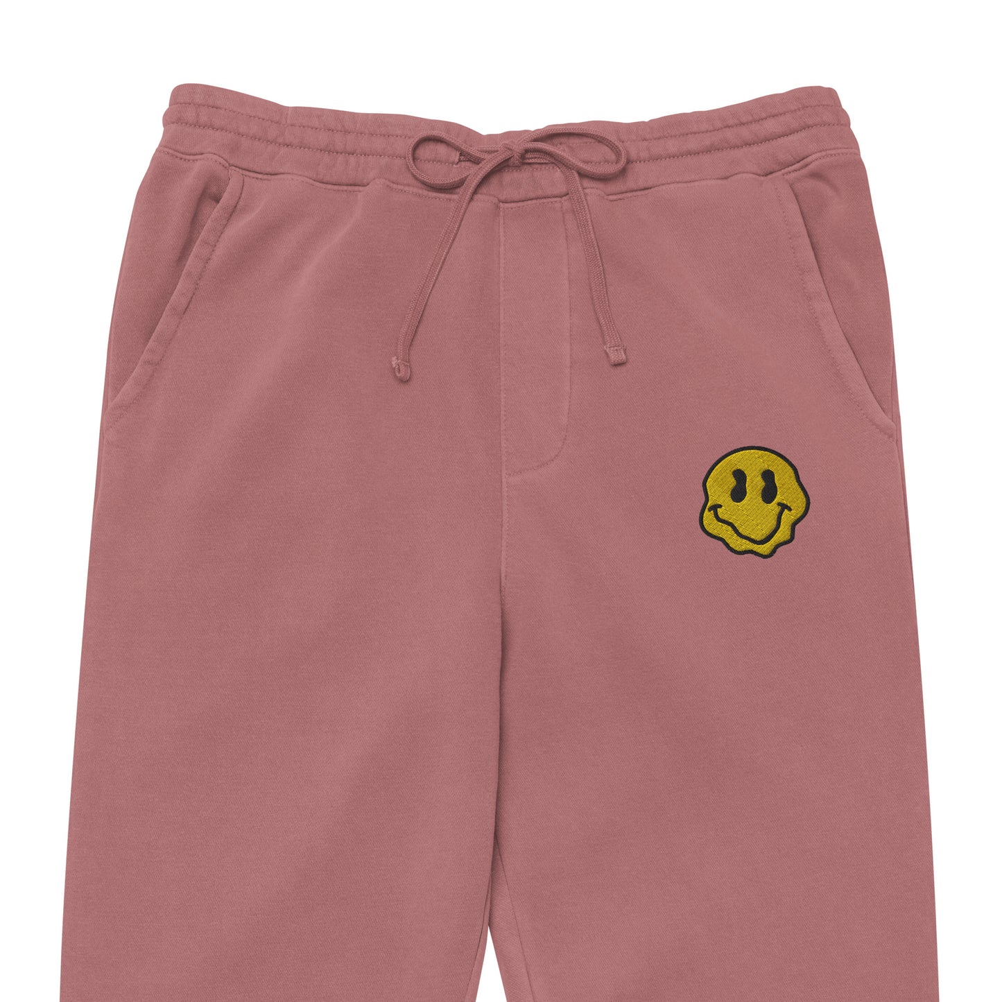 droopy smile pigment-dyed sweatpants