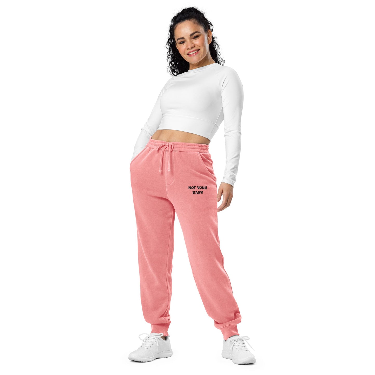 NOT YOUR BABY EMBROIDERED SWEATPANTS-668A0BCA13CA9_Pigment-Light-Blue-2XL