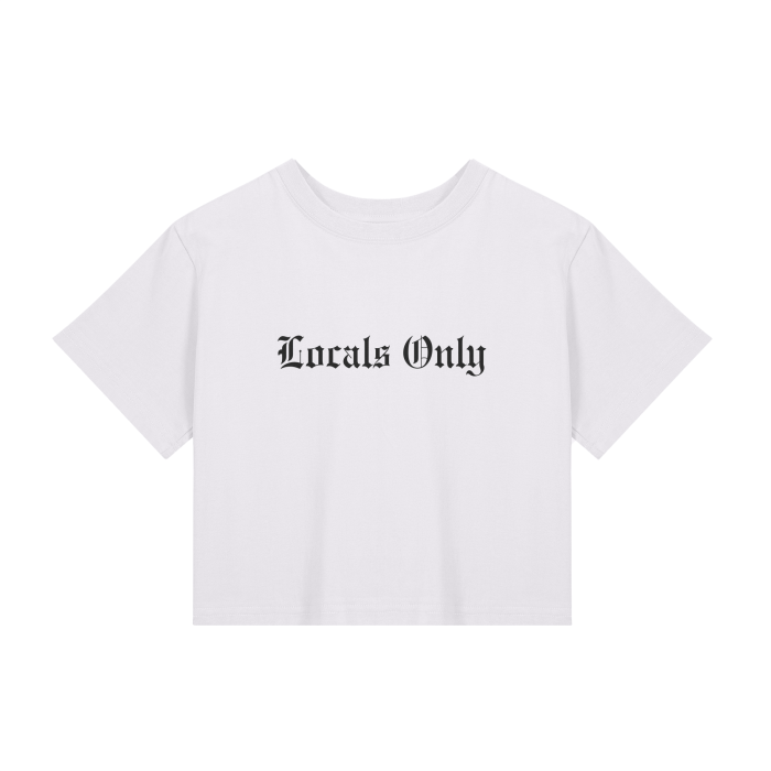 locals only baby tee