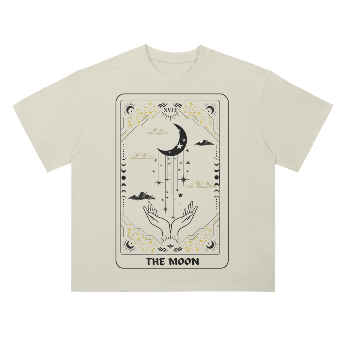 the moon tarot card tee