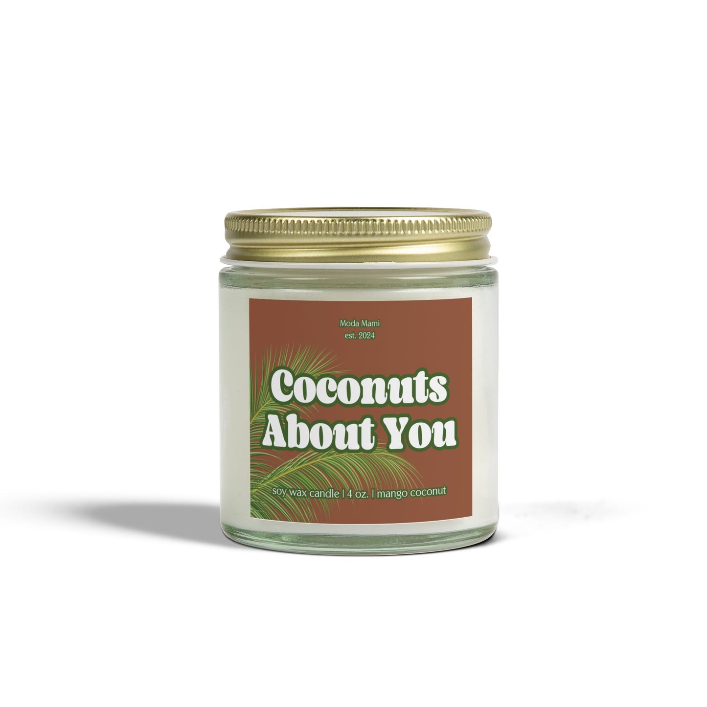 coconuts about you scented candle (4oz.)