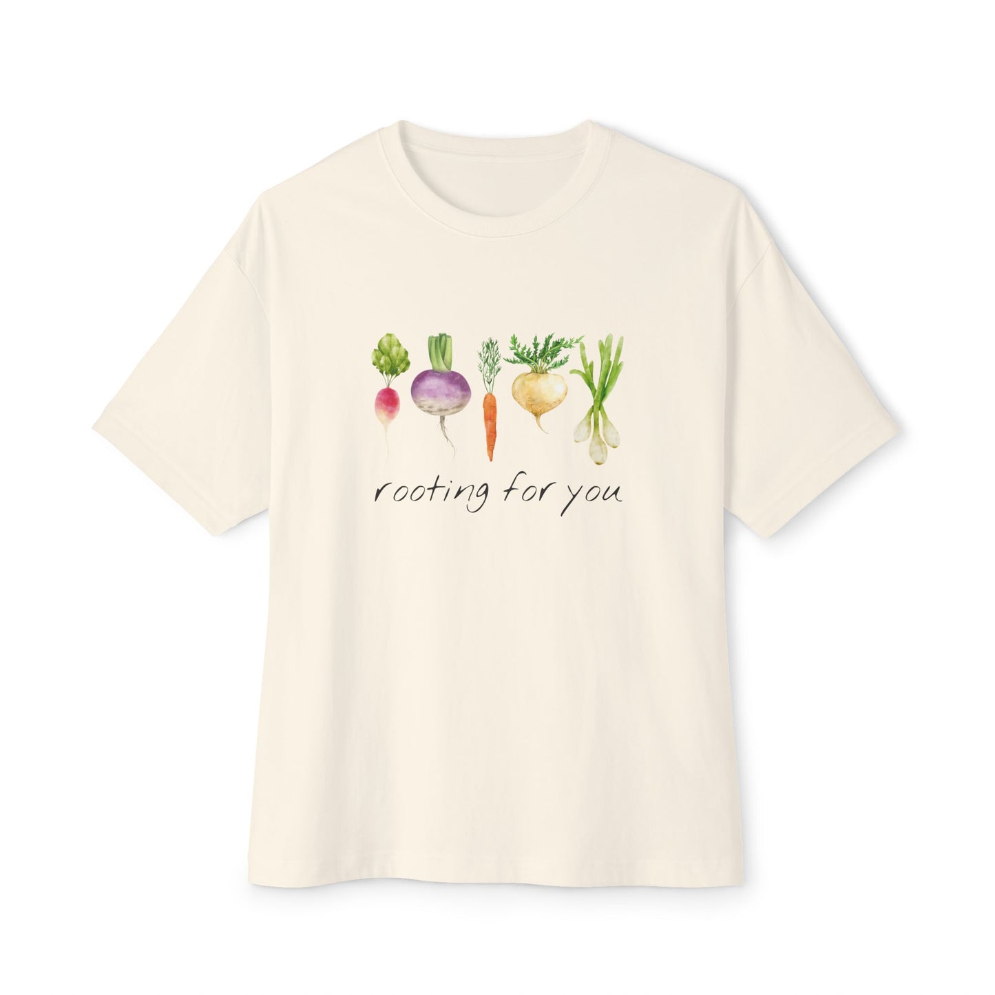 rooting for you oversized boxy tee