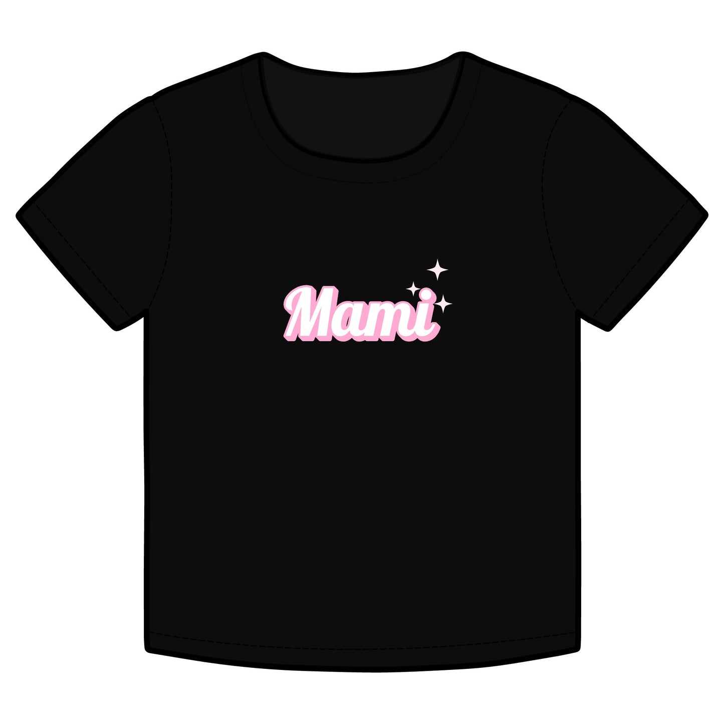 mami sparkle baby rib tee