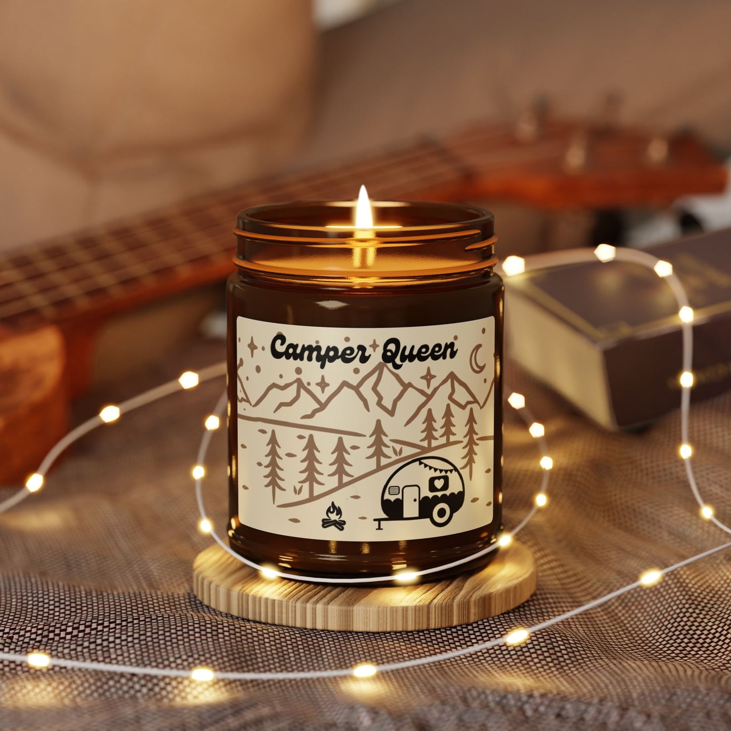 camper queen candle