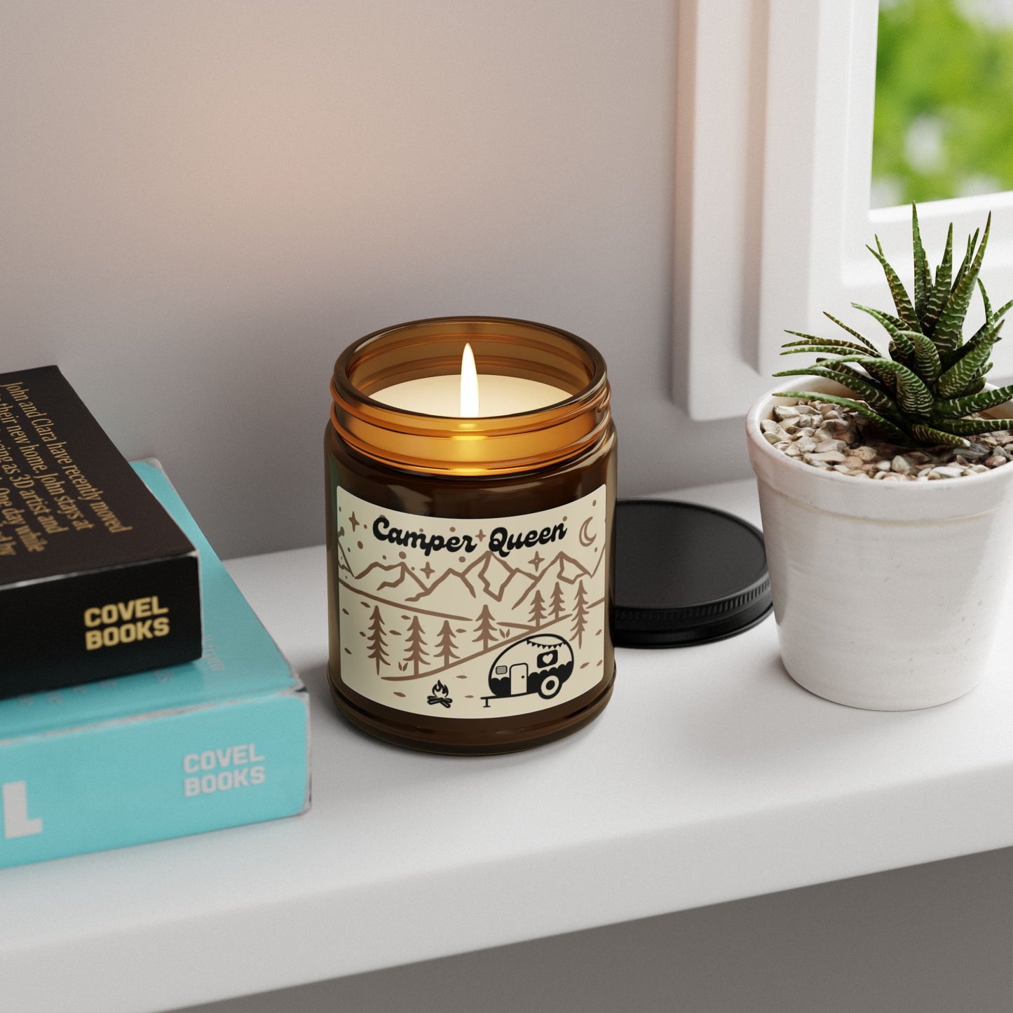 camper queen candle