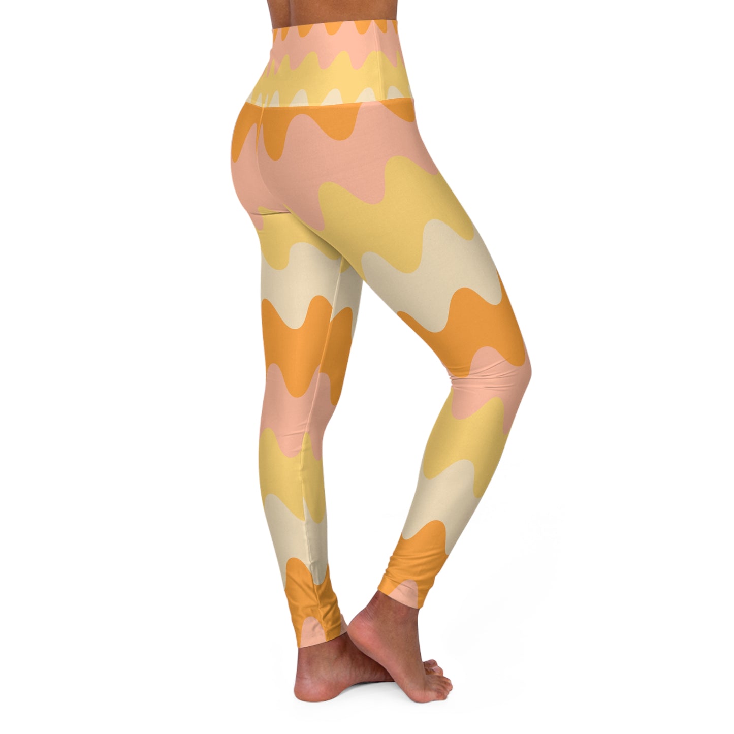 orange sherbet yoga leggings