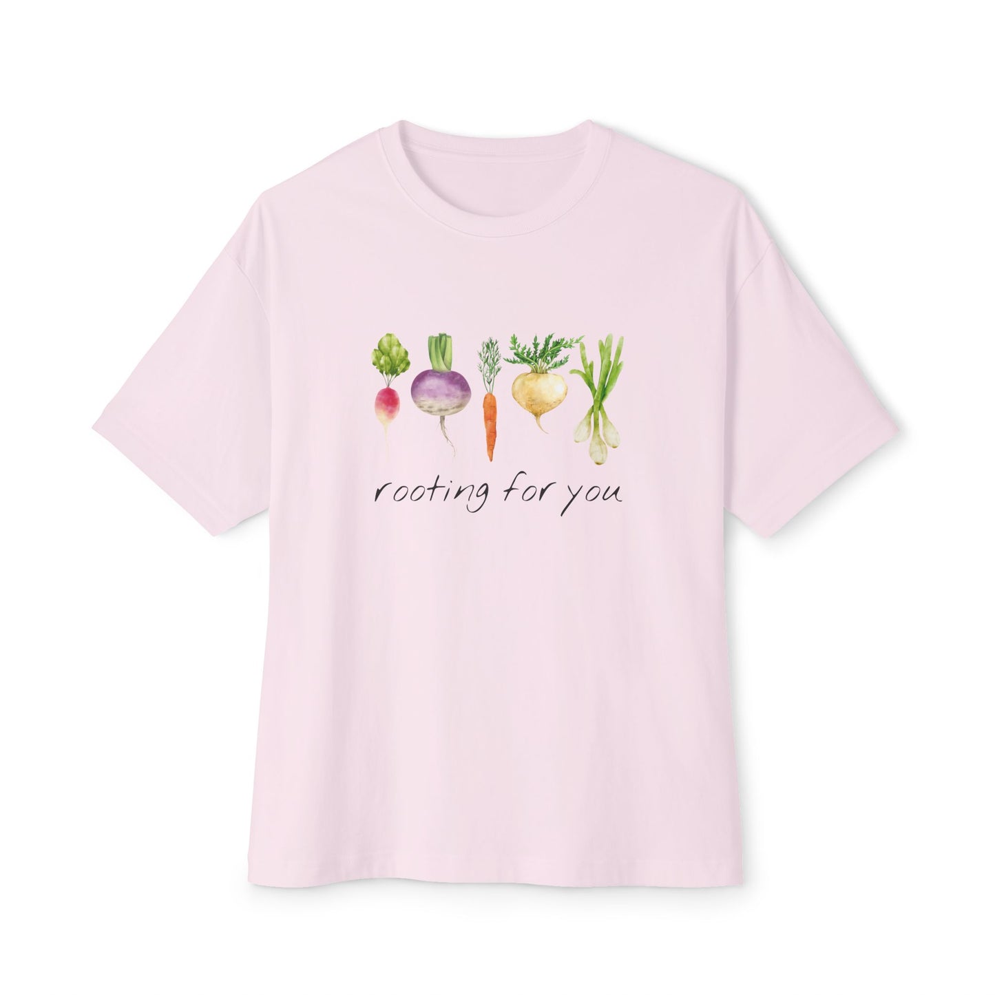 rooting for you oversized boxy tee