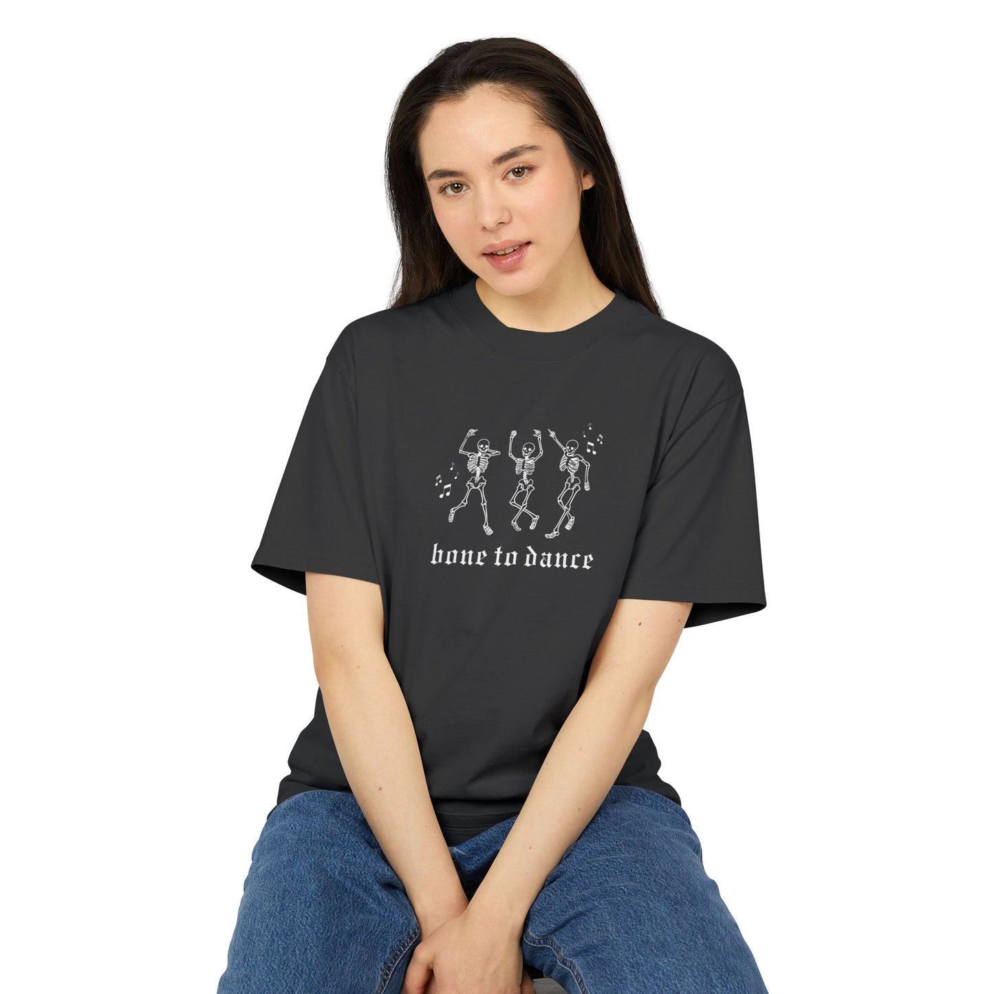 bone to dance heavy faded t-shirt (unisex)