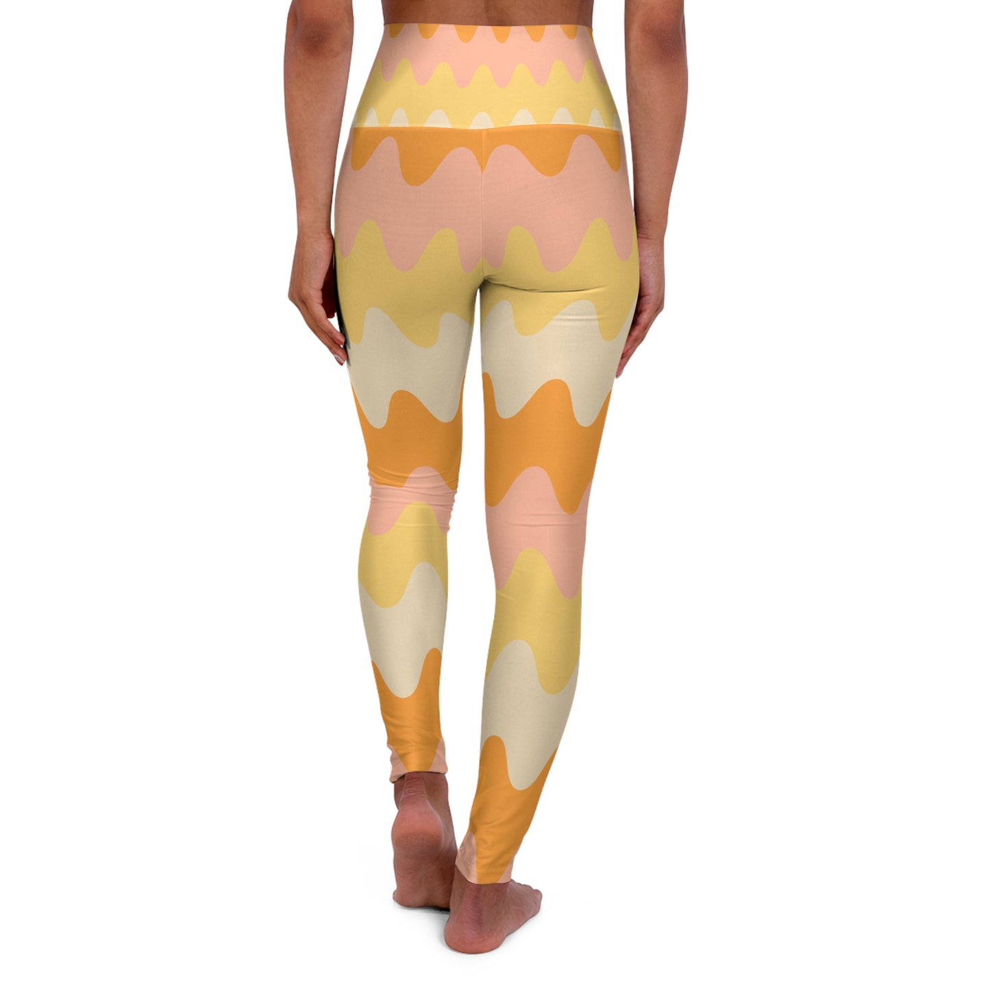 orange sherbet yoga leggings