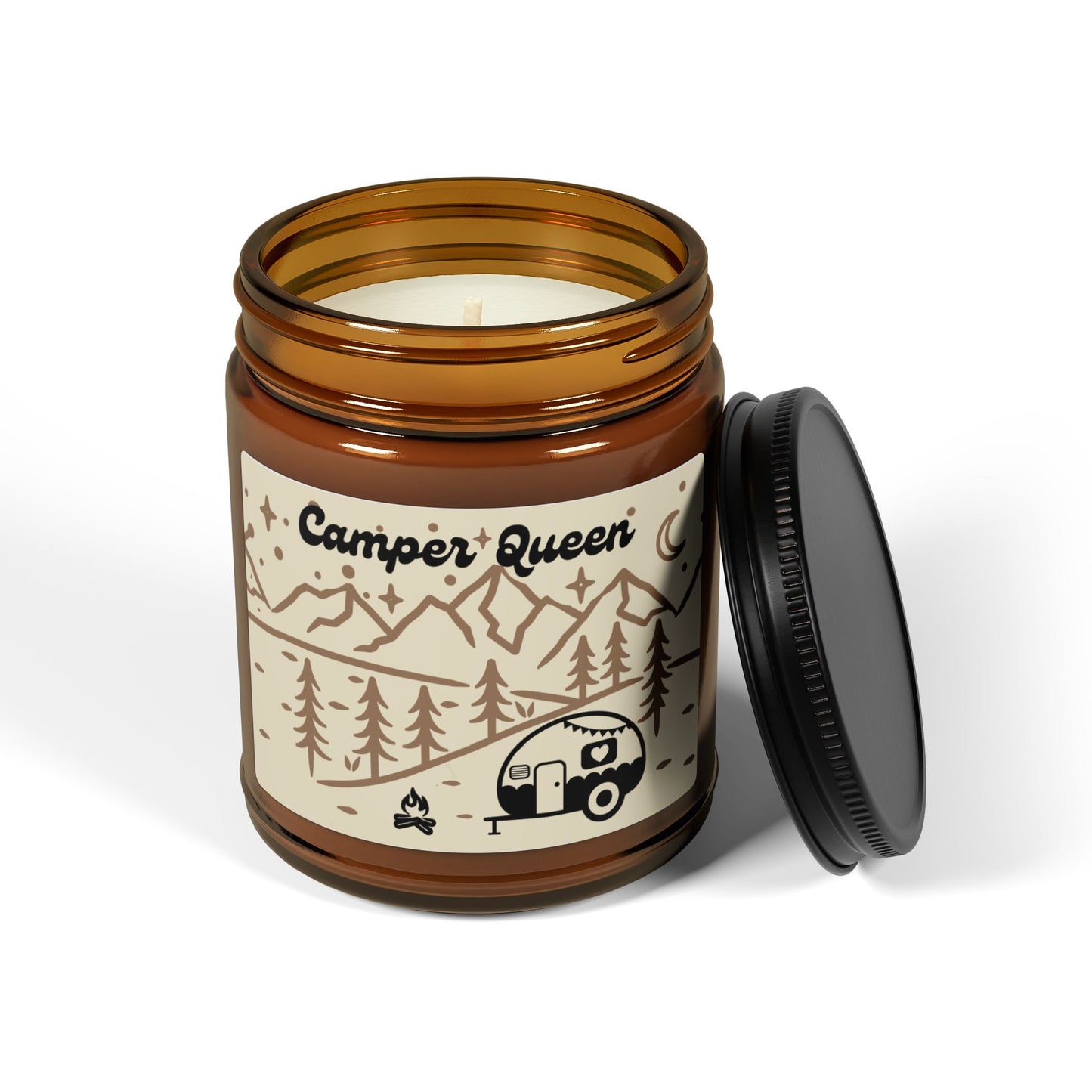 camper queen candle