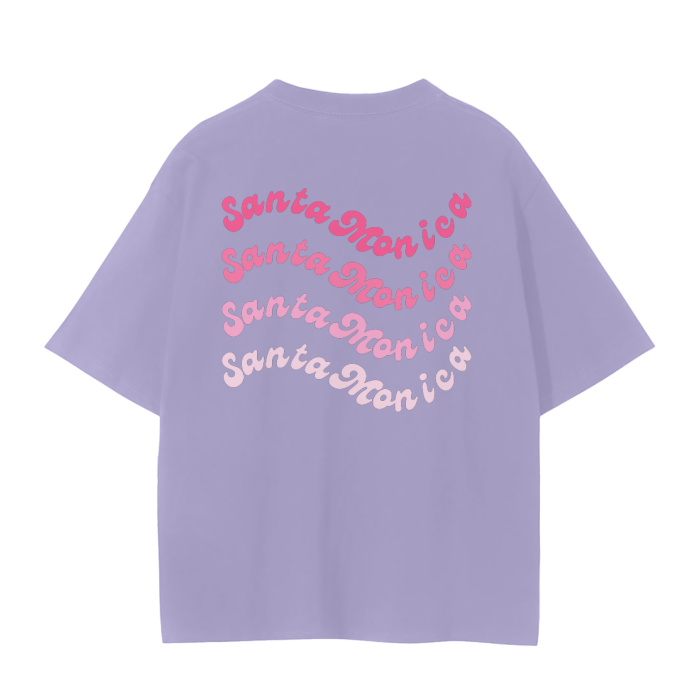 santa monica wavy oversized t-shirt