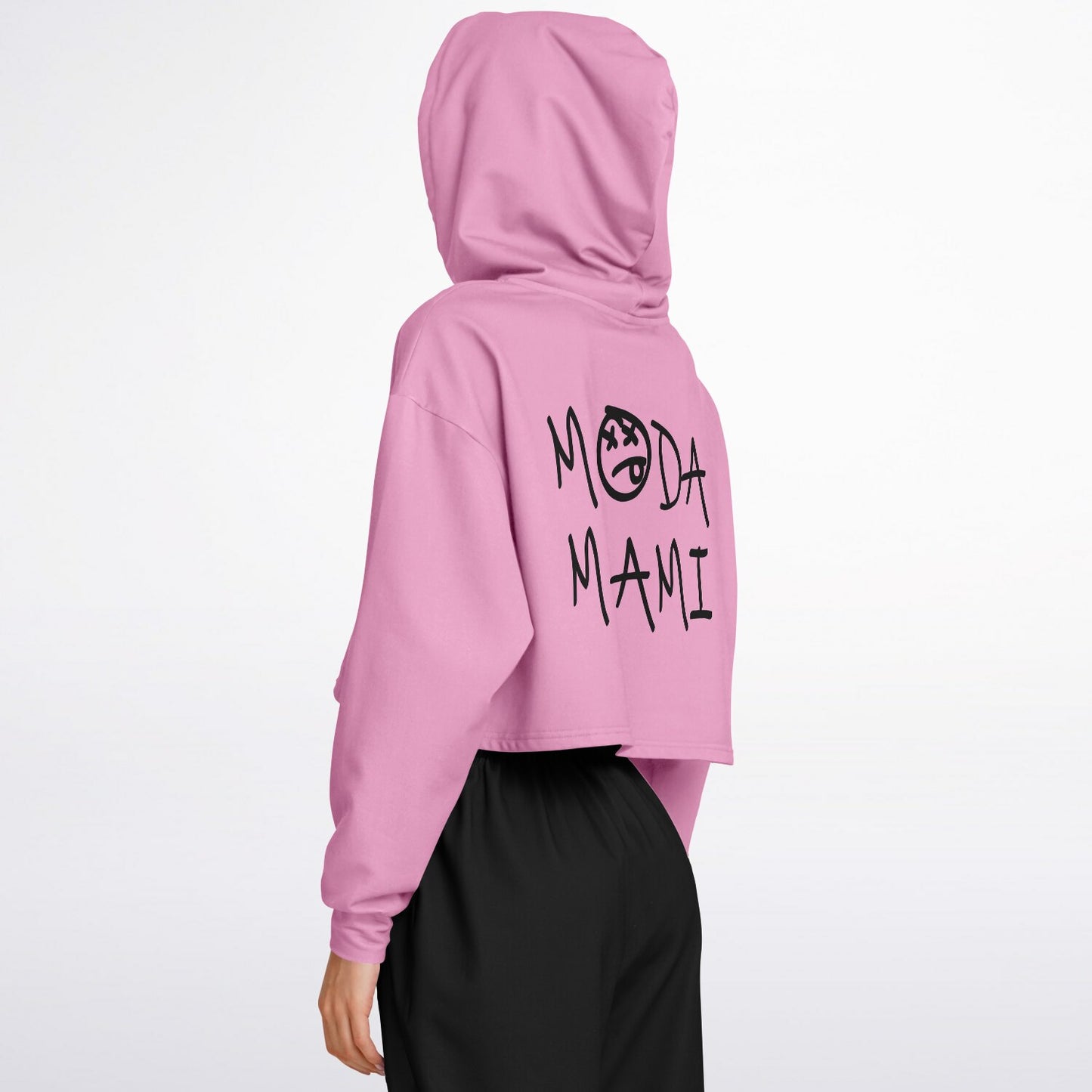 pink moda mami graffiti dance hoodie (part of set)