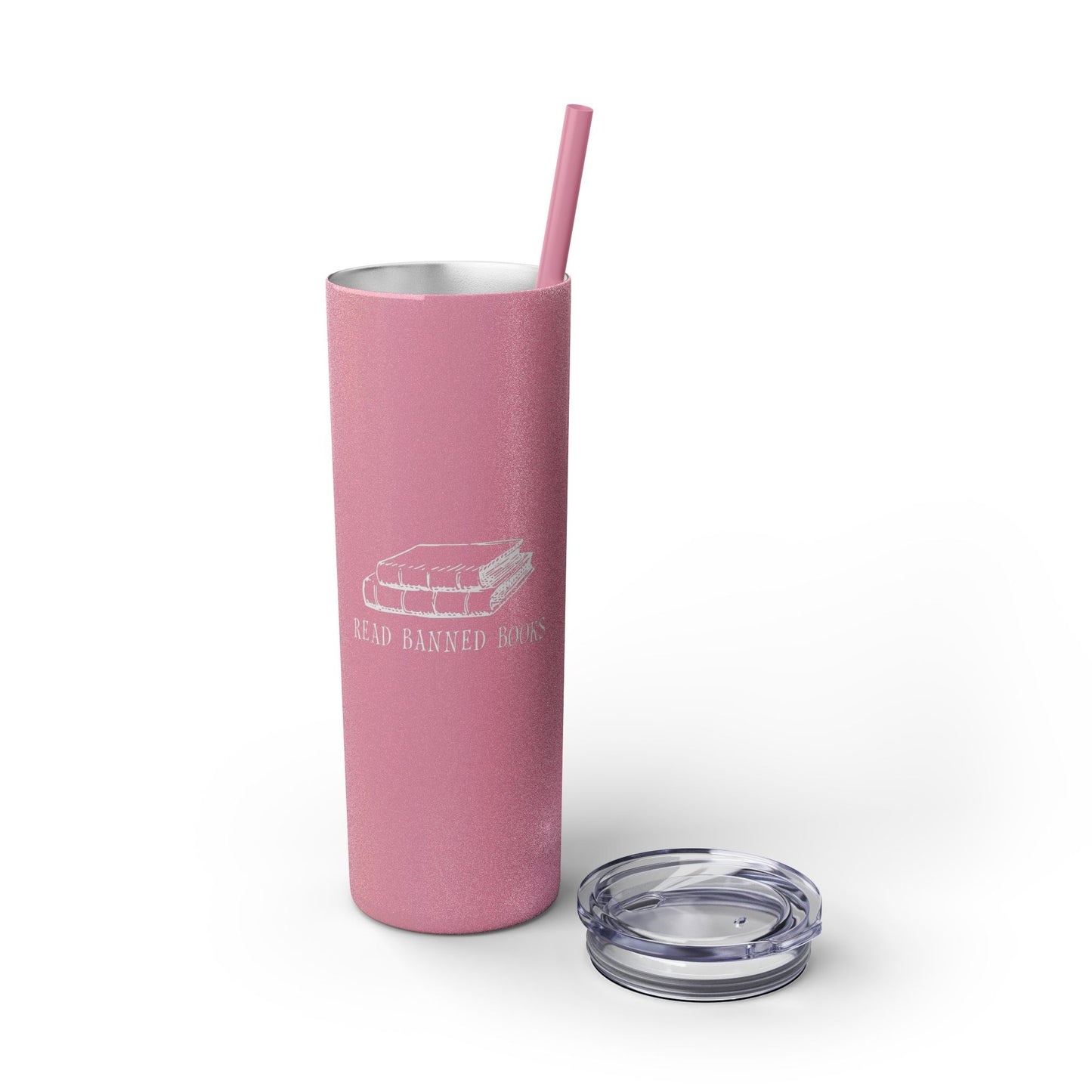 Read Banned Books Skinny Tumbler, 20oz