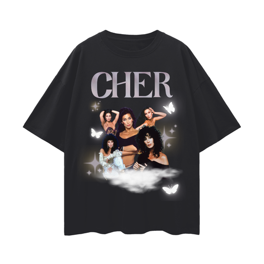 cher oversized tee