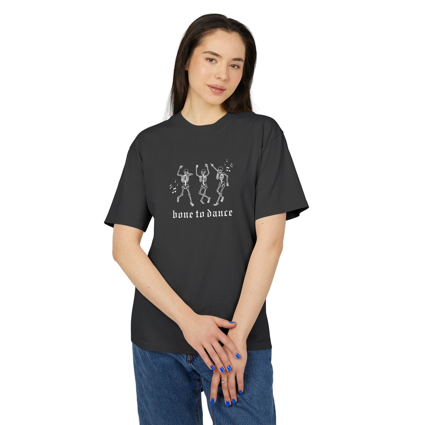 bone to dance heavy faded t-shirt (unisex)