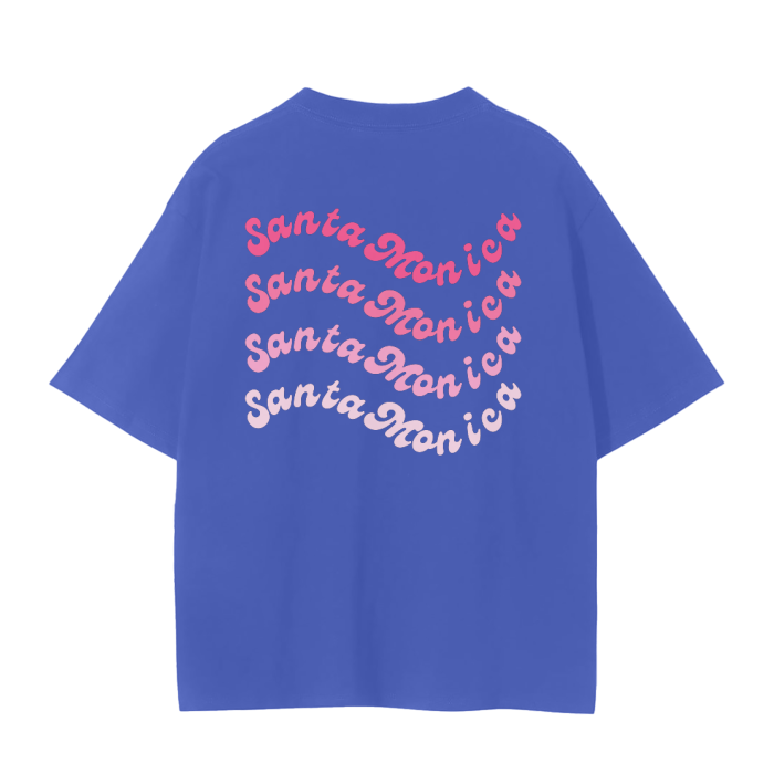 santa monica wavy oversized t-shirt