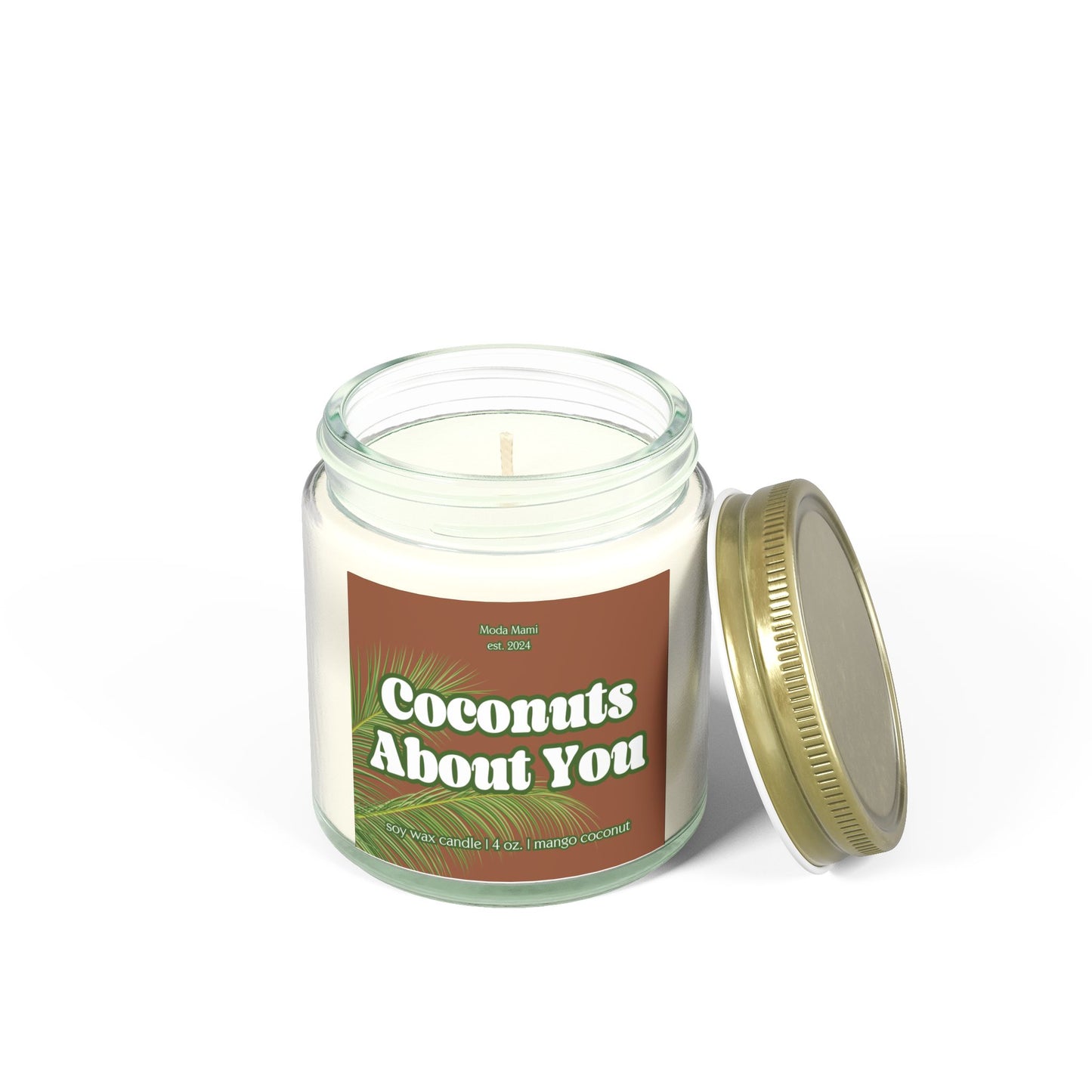 coconuts about you scented candle (4oz.)