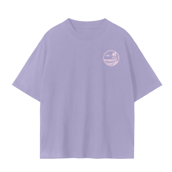 laguna beach wavy oversized t-shirt