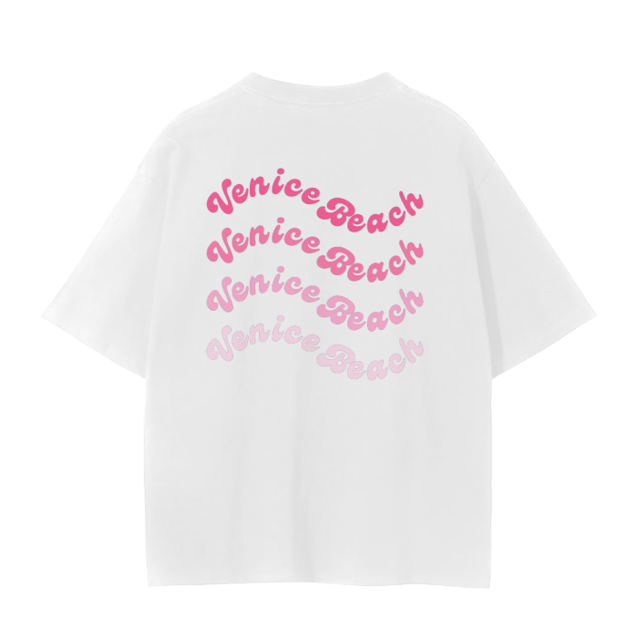 venice beach wavy oversized t-shirt