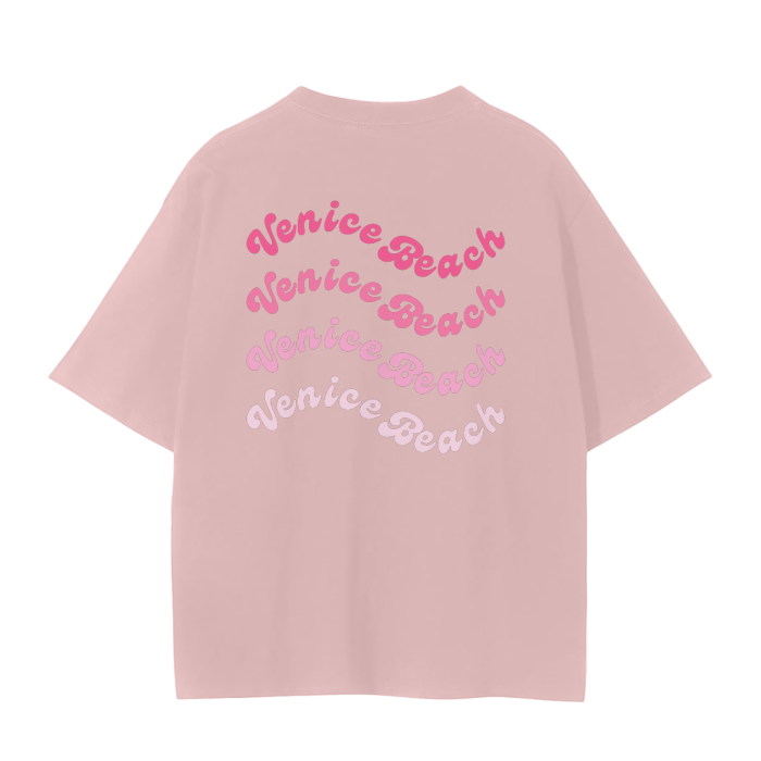 venice beach wavy oversized t-shirt