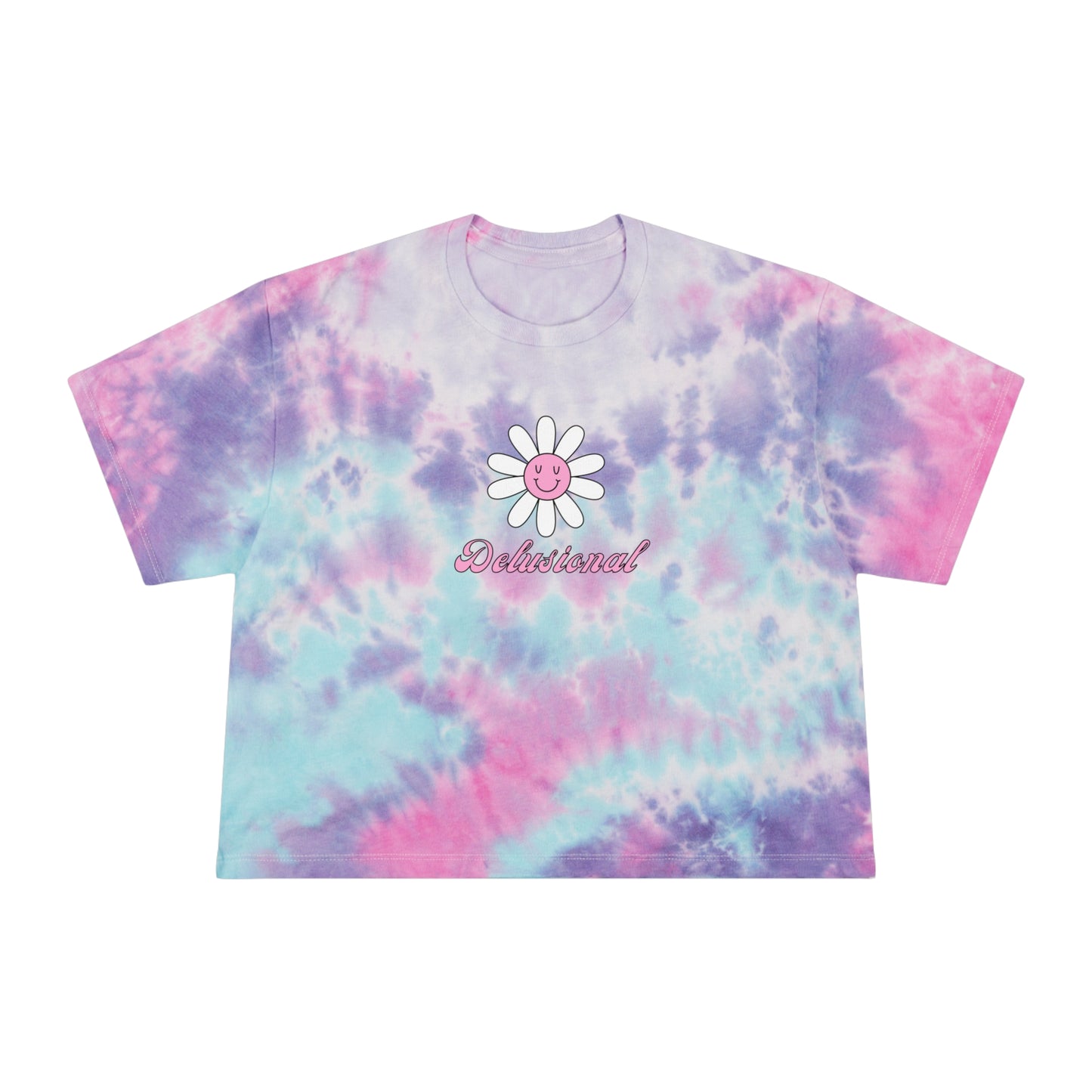 delusional tie dye crop top