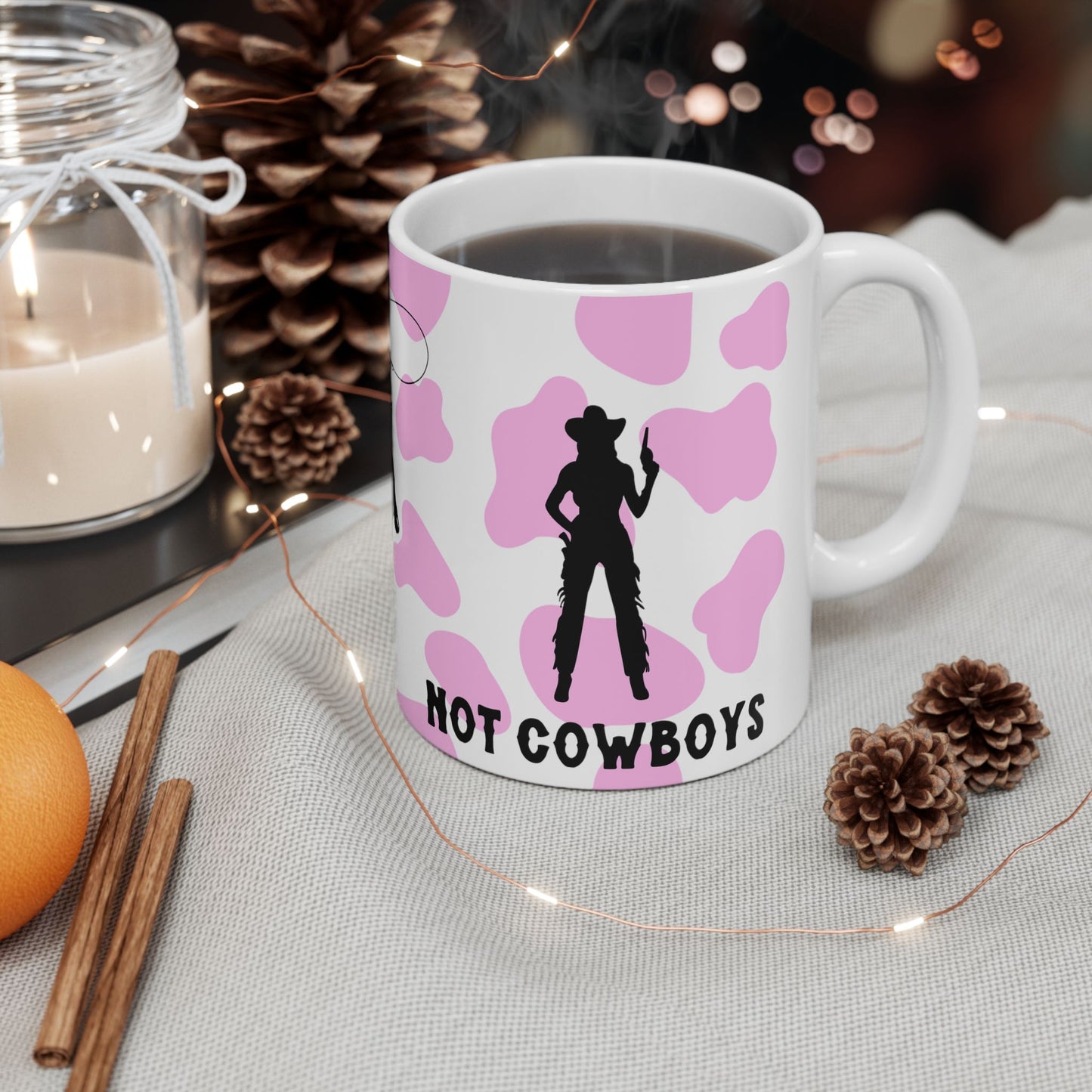 chase dreams, not cowboys mug (11oz)