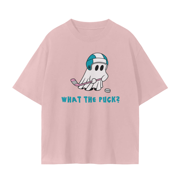 what the puck drop shoulder t-shirt