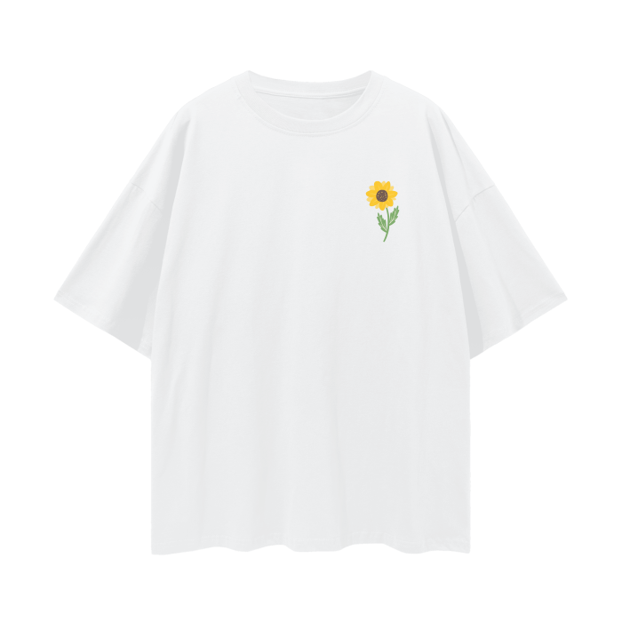 grow with the flow oversized t-shirt