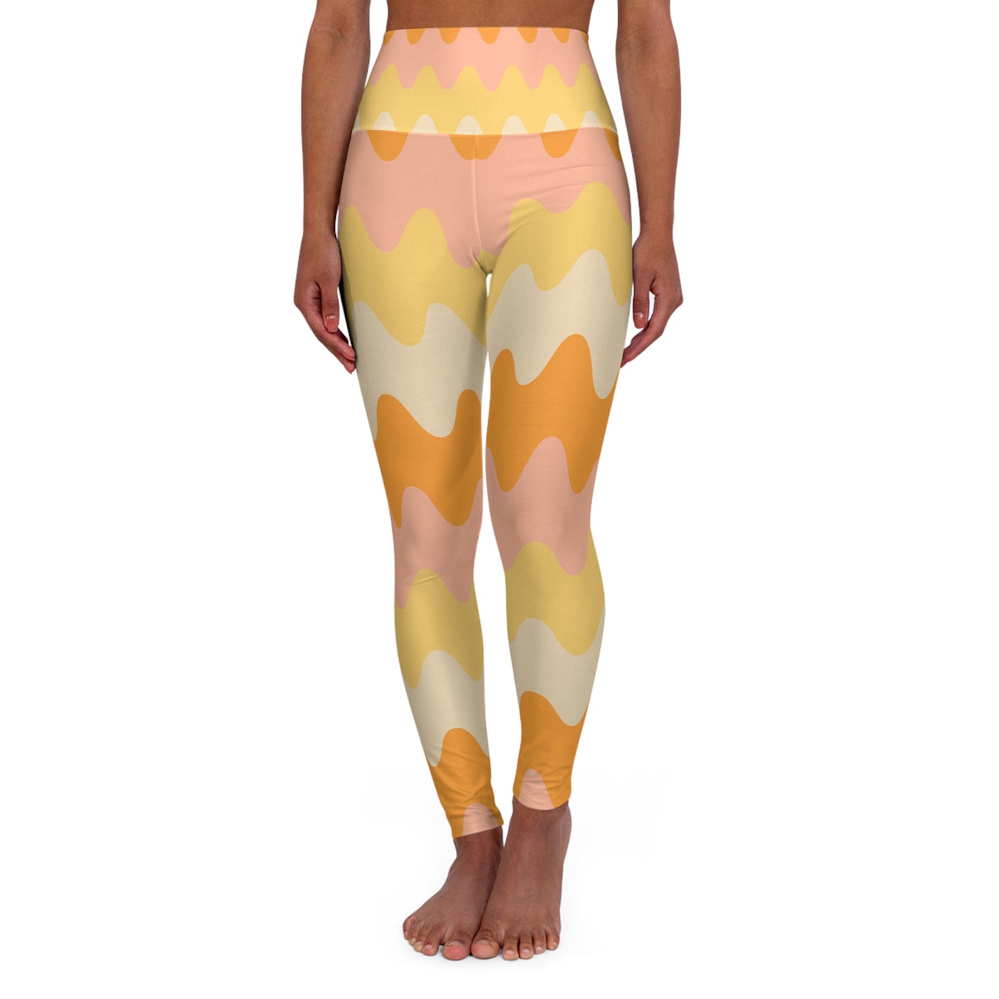 orange sherbet yoga leggings