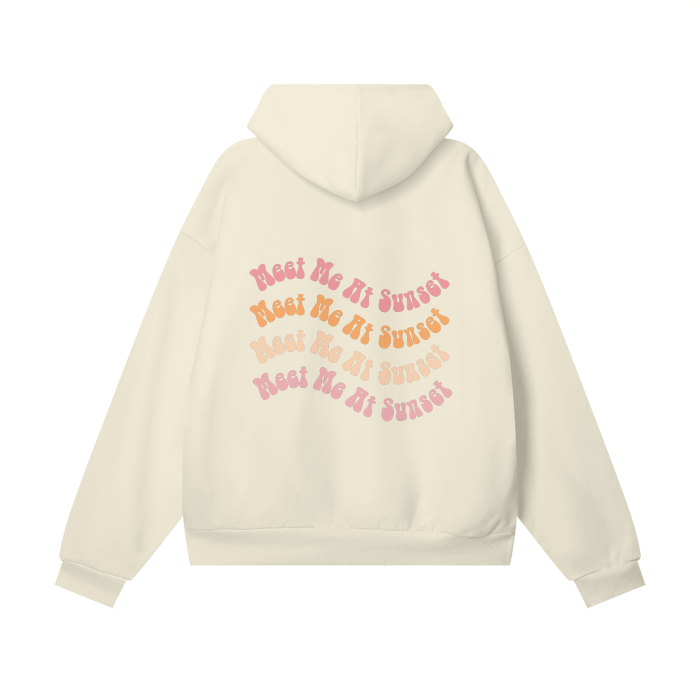 meet me at sunset oversized hoodie