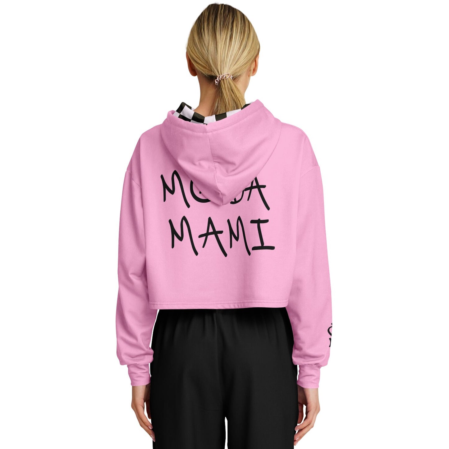 pink moda mami graffiti dance hoodie (part of set)