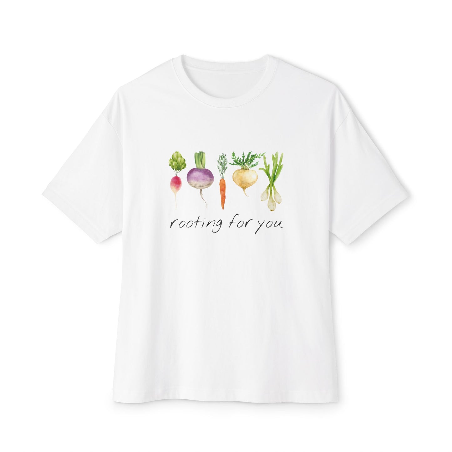 rooting for you oversized boxy tee