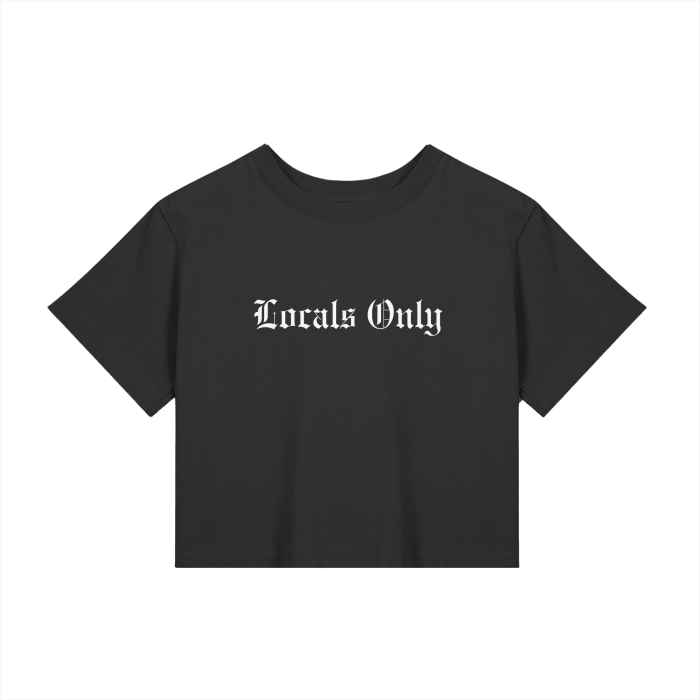 locals only baby tee