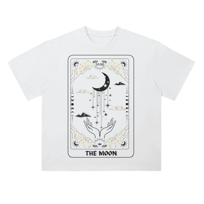 the moon tarot card tee